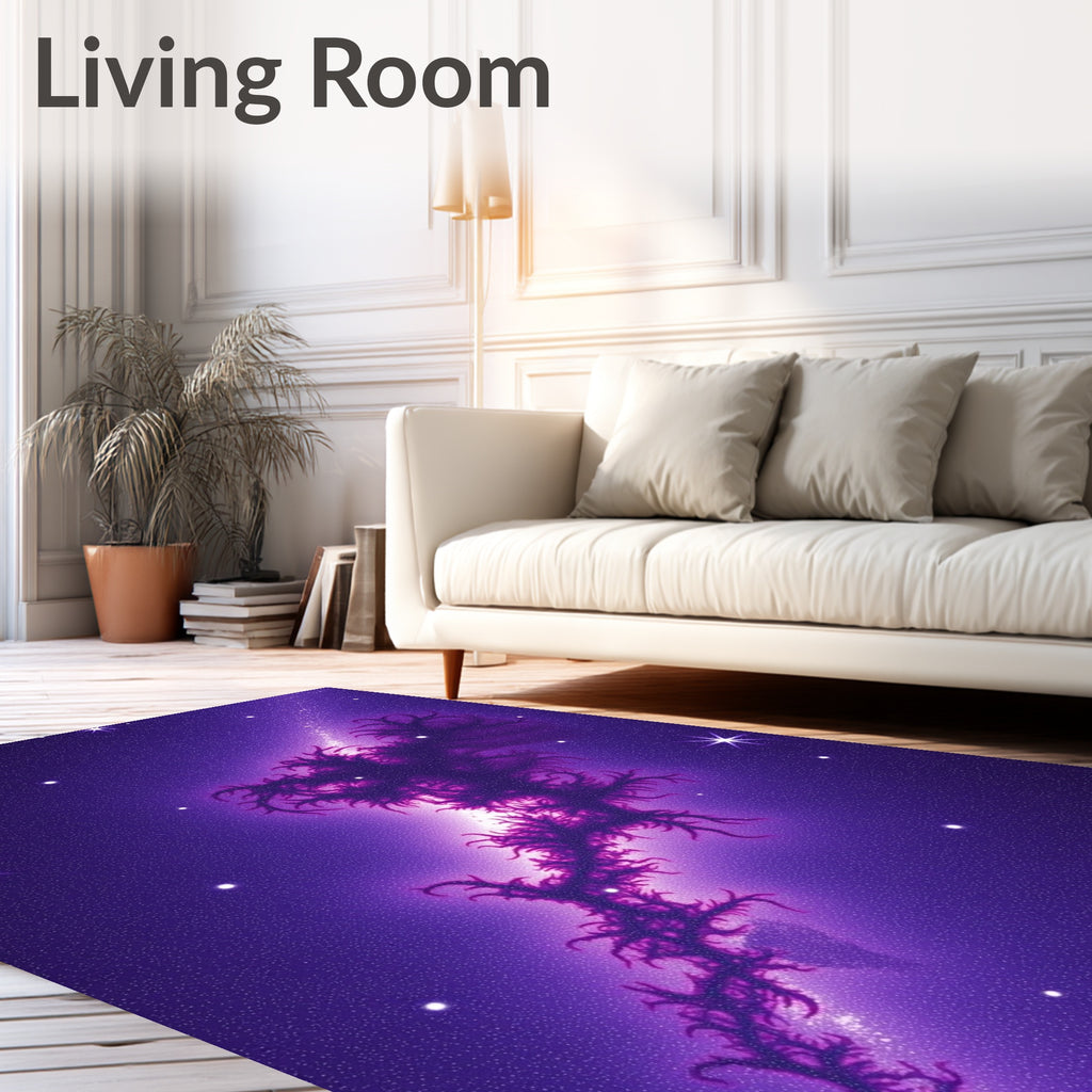 Galactic Cosmic Swirl Pattern Rug