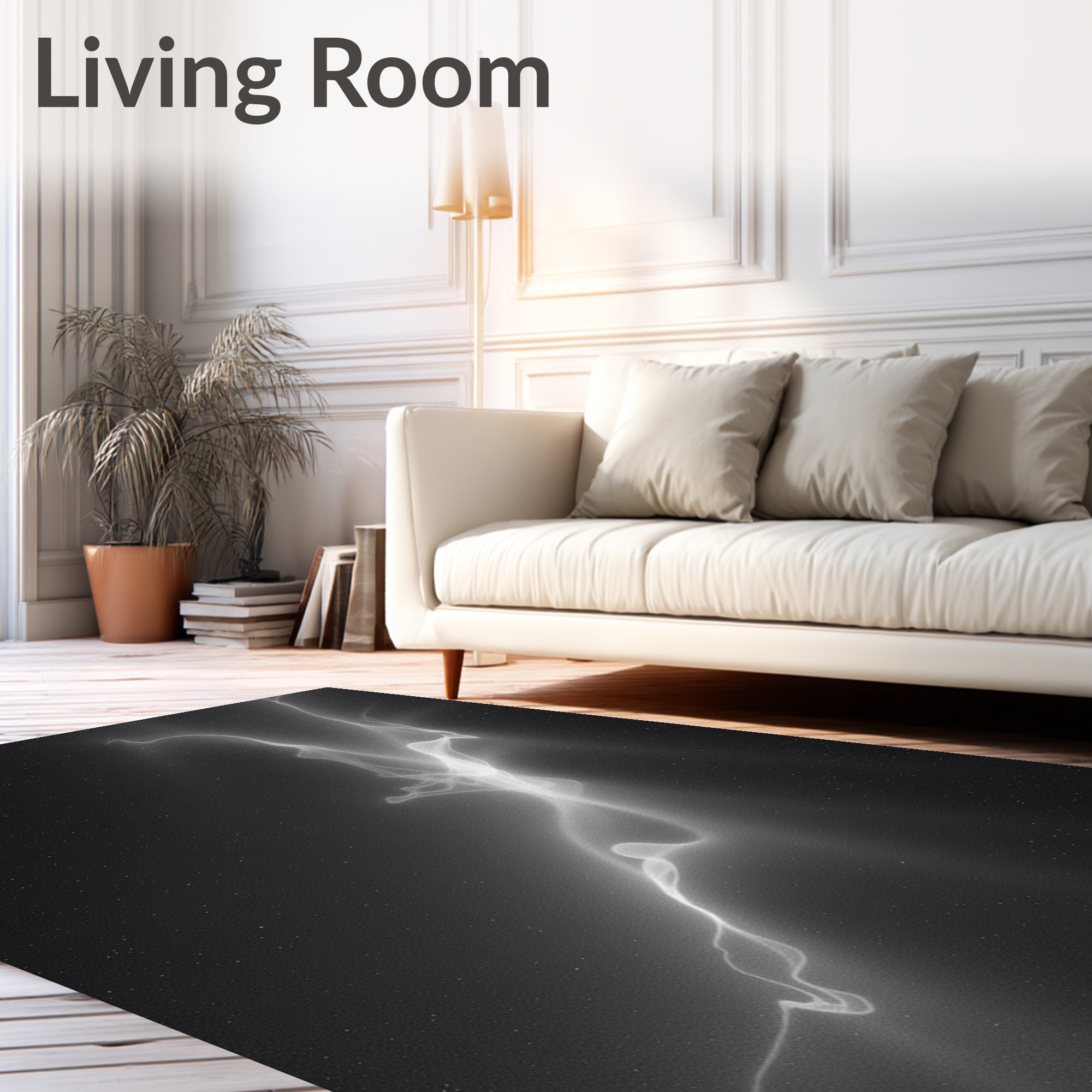 Ethereal Light Stream Starry Pattern Rug