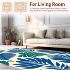Tropical Leaf Pattern Design Rug