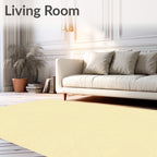 Creamy Swirls Organic Pattern Rug