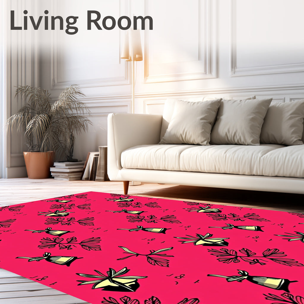 Bell And Branch Pattern Rug