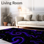 Swirling Galaxy Pattern Rug