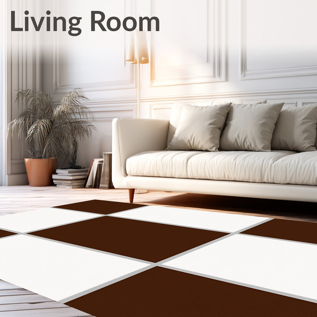 Classic Chessboard Pattern Rug