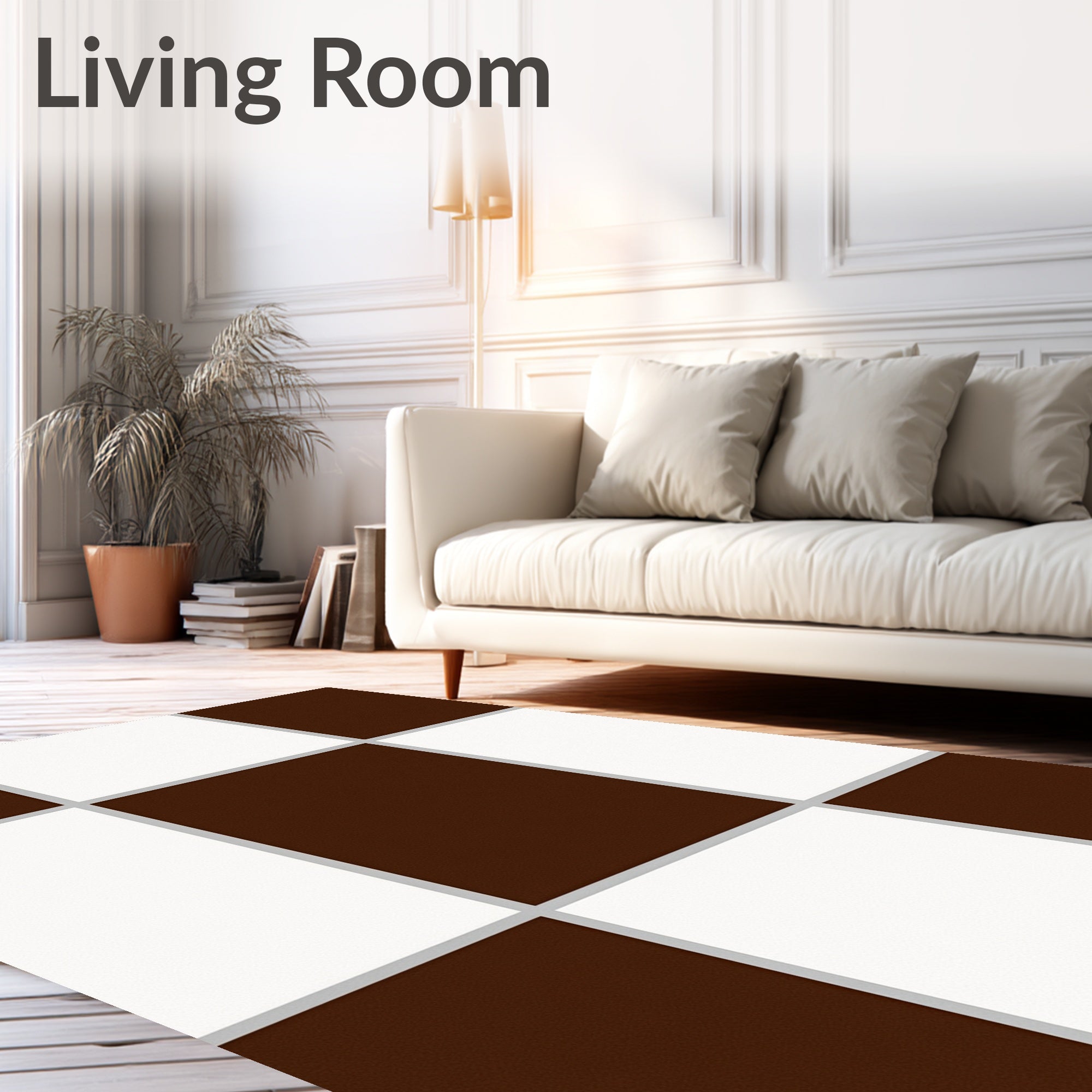 Classic Chessboard Pattern Rug