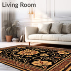Ornate Floral Pattern Rug