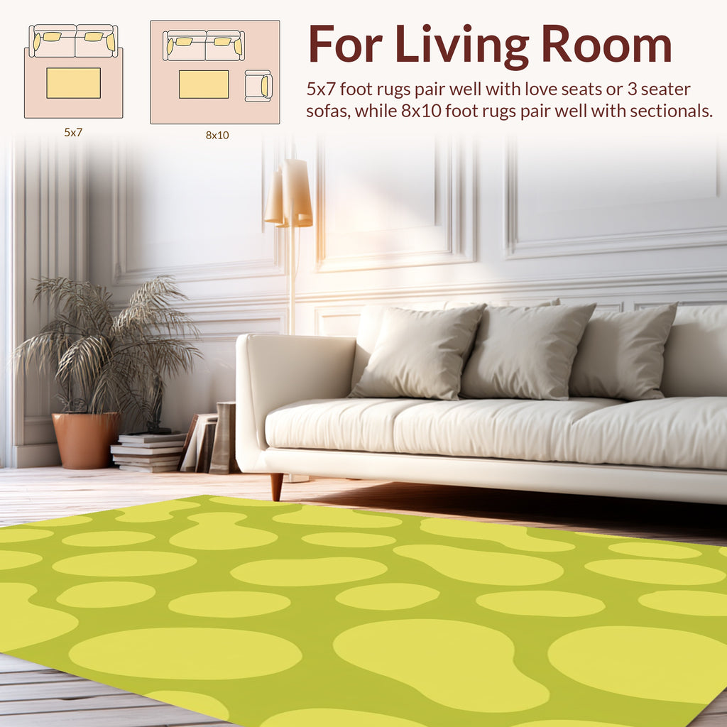 Abstract Organic Shapes Rug