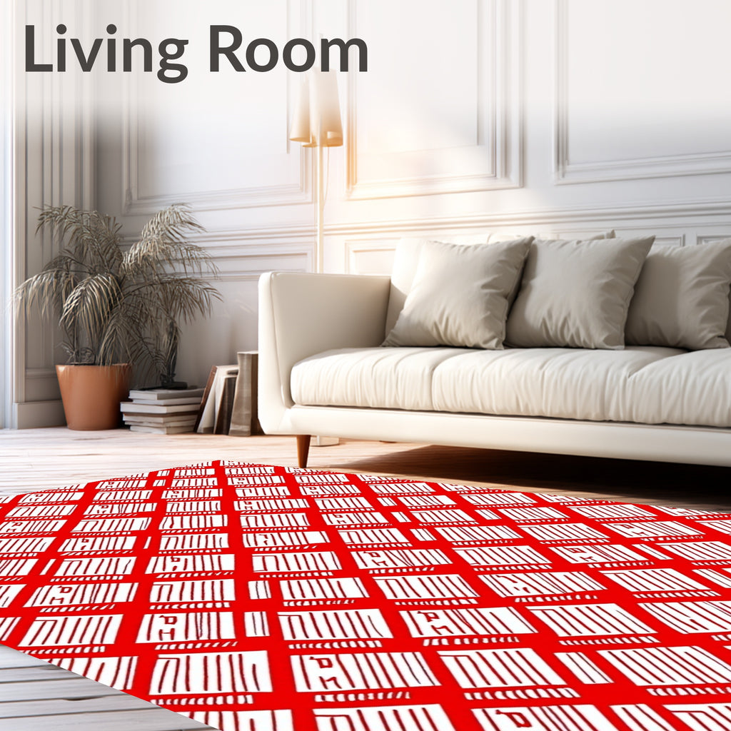 Bold Diamond Stripe Pattern Rug