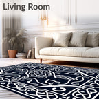 Intricate Celtic Knot Inspired Design Rug