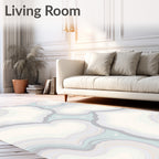Agate Stone Swirl Pattern Design Rug