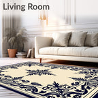 Ornate Floral Classic Pattern Rug
