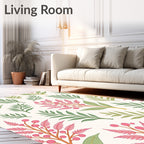 Branches And Berries Floral Whimsy Rug