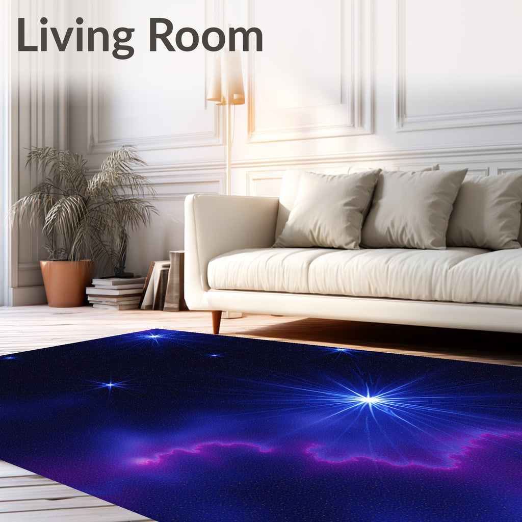 Galactic Starburst Cosmic Abstract Rug