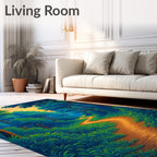 Enchanting Forest Pathway Art Rug