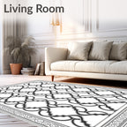Interwoven Lattice Classic Patterned Rug