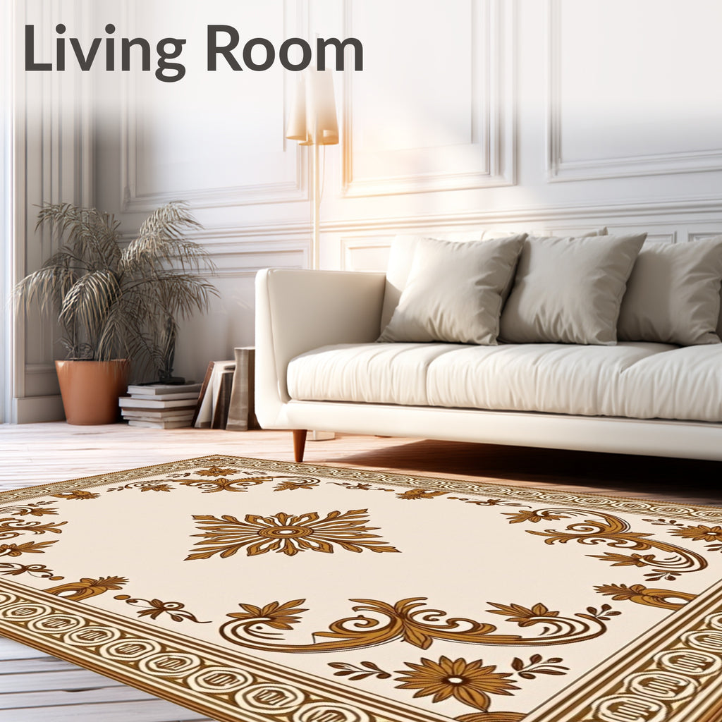 Ornate Floral Patterned Classic Rug