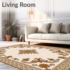 Ornate Floral Patterned Classic Rug