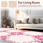 Elegant Floral Mandala Pattern Rug