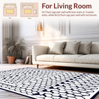 Abstract Hexagon Pattern Deco Rug