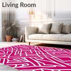 Bold Geometric Abstract Pattern Rug