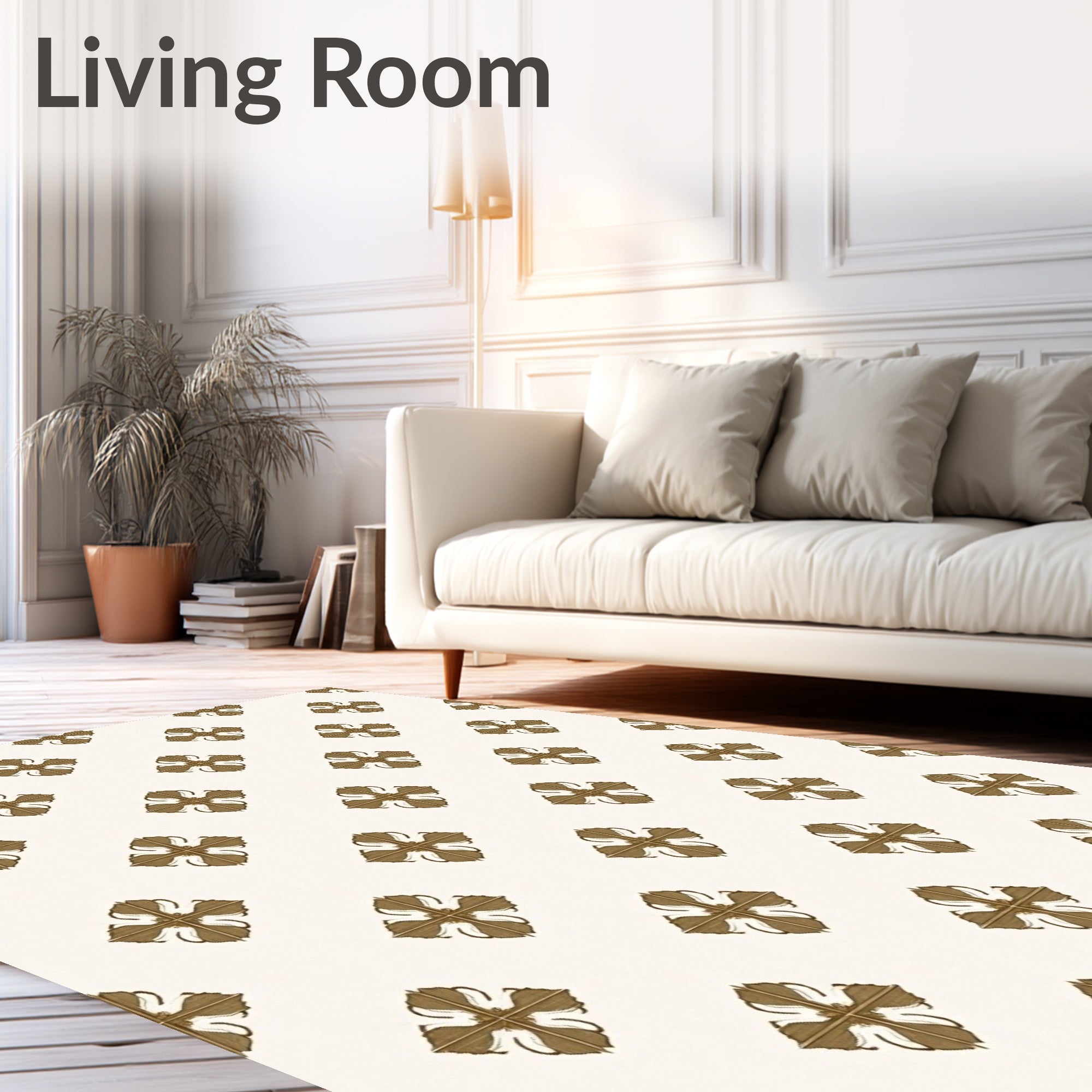 Classic Diamond Motif Pattern Rug