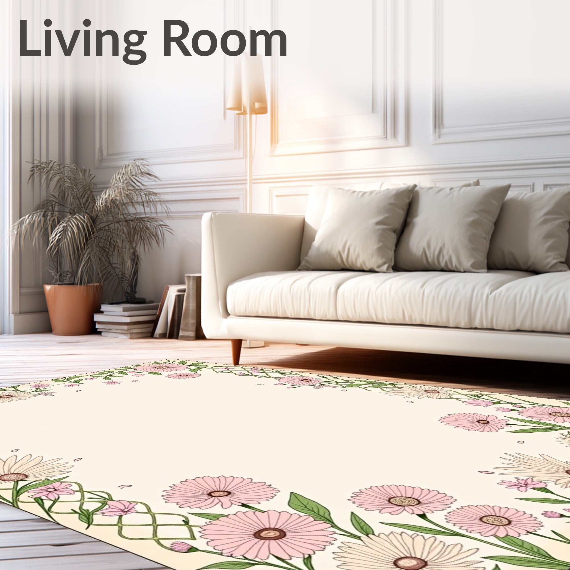 Floral Ivy Vine Delightful Design Rug