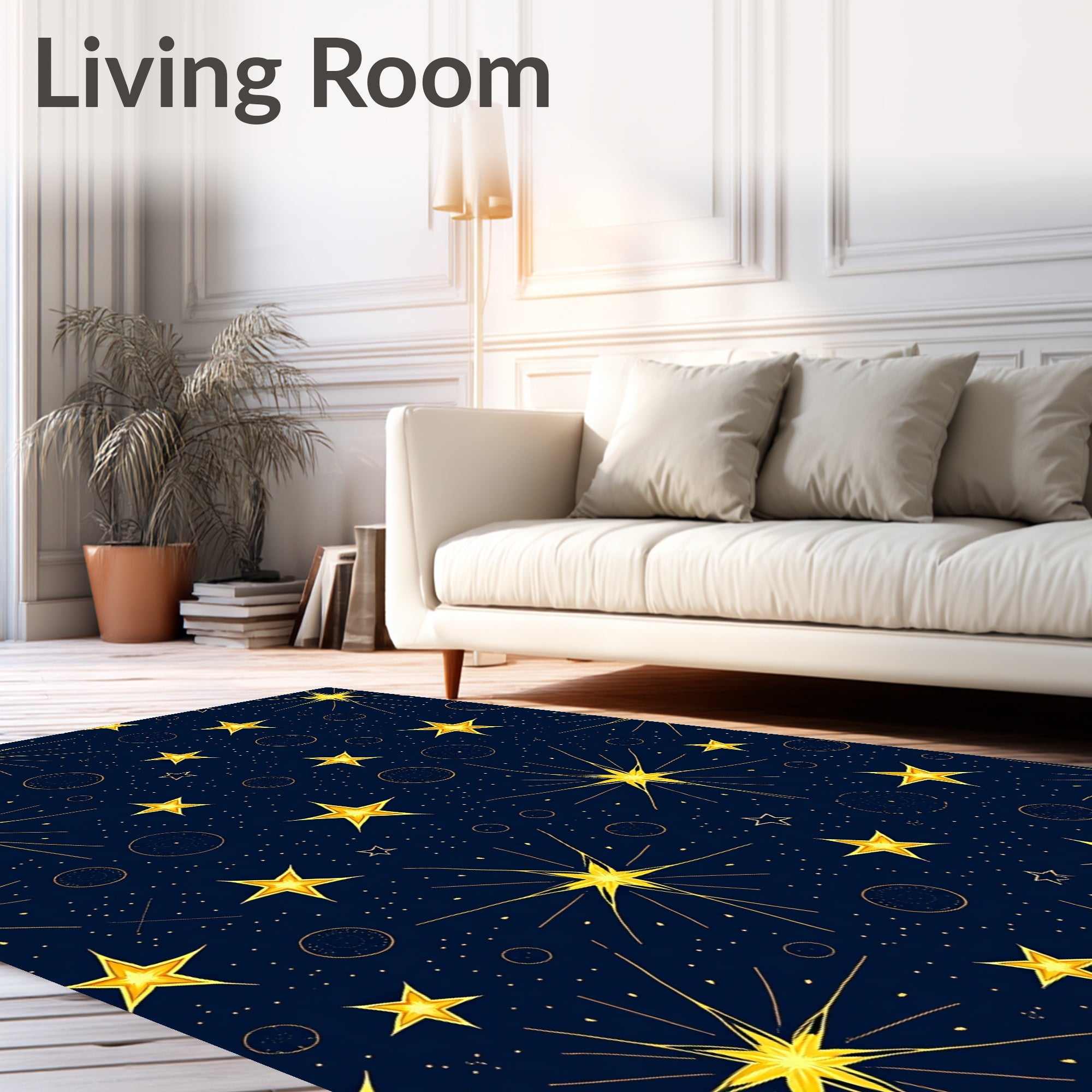 Celestial Starry Night Rug