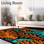 Ocean Life Fantasy Pattern Design Rug