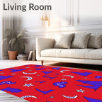 Whimsical Castle Moon Pattern Rug