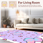 Pastel Cloud Candy Dreamscape Pattern Rug