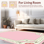 Classic Floral Border Design Rug