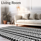 Graphic Stripe Modern Geometric Rug