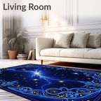 Electric Starburst Ornate Medallion Rug