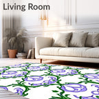Victorian Floral Vine Pattern Rug