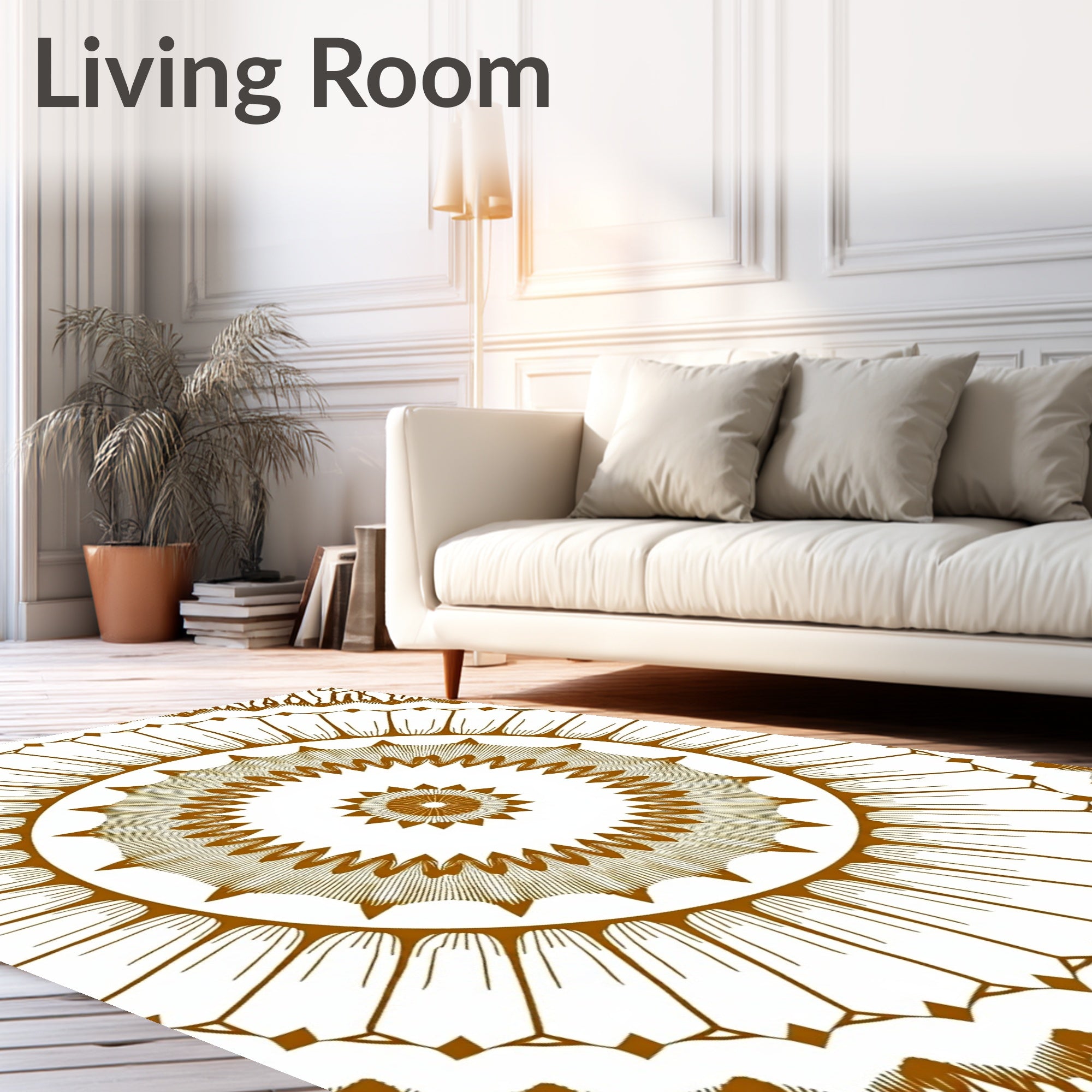Mandala Geometric Pattern Design Rug