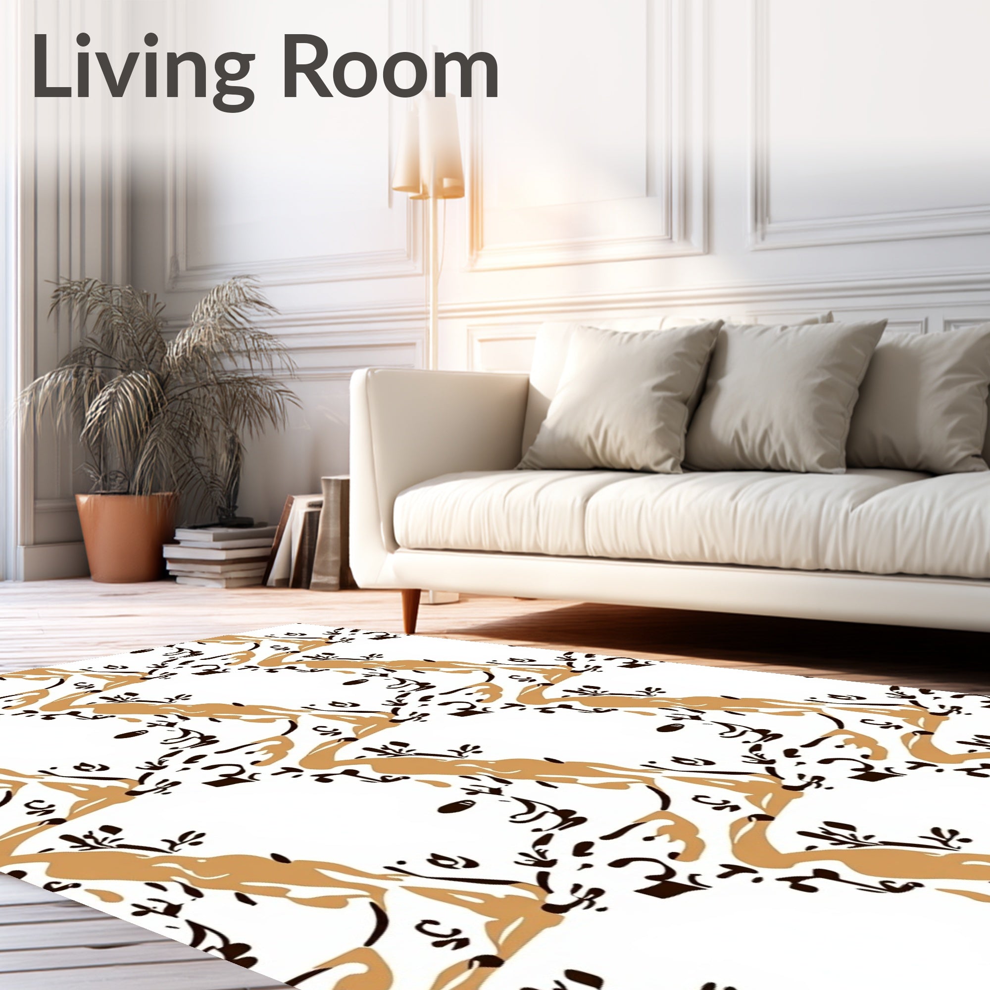 Abstract Organic Contemporary Pattern Rug