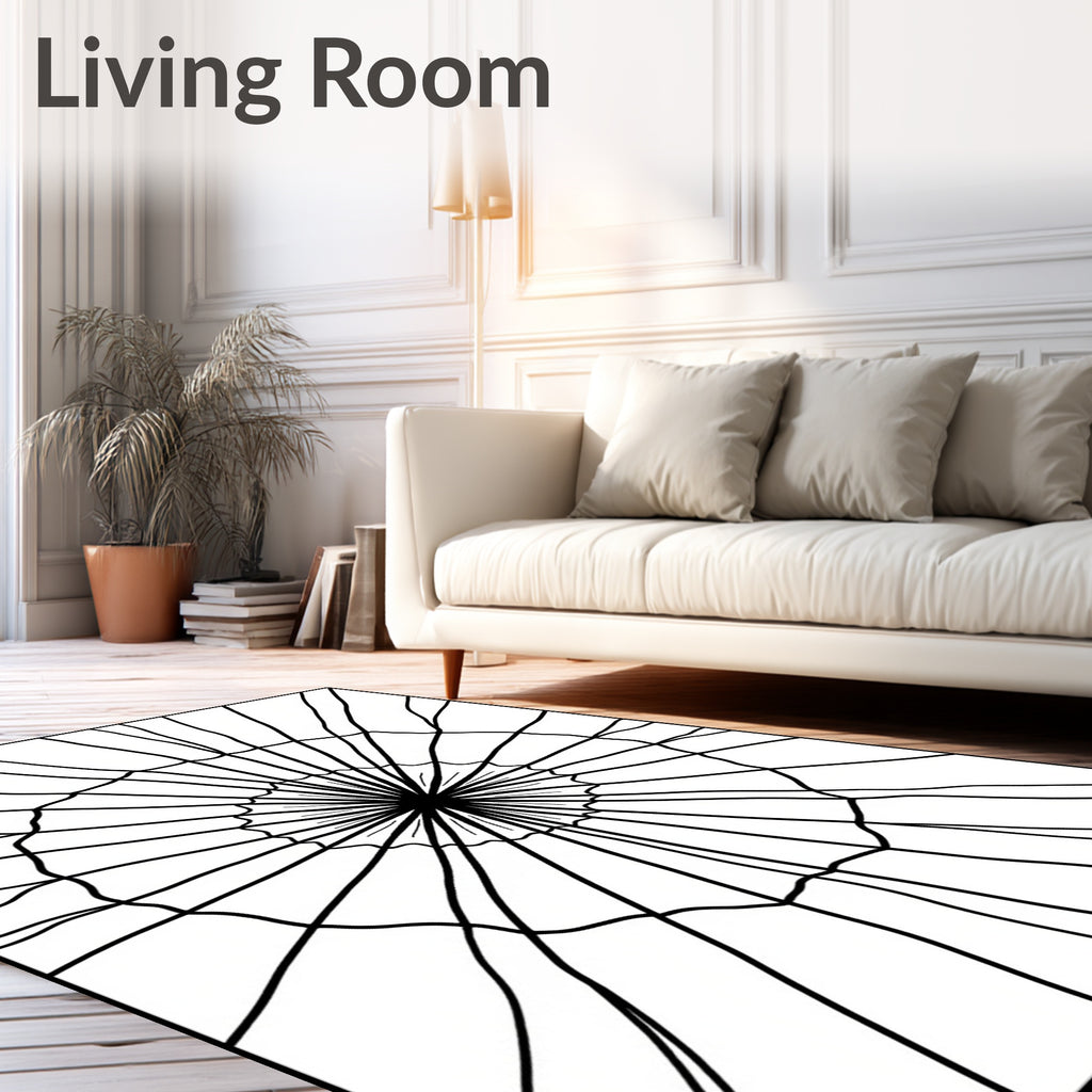 Radial Web Design Rug