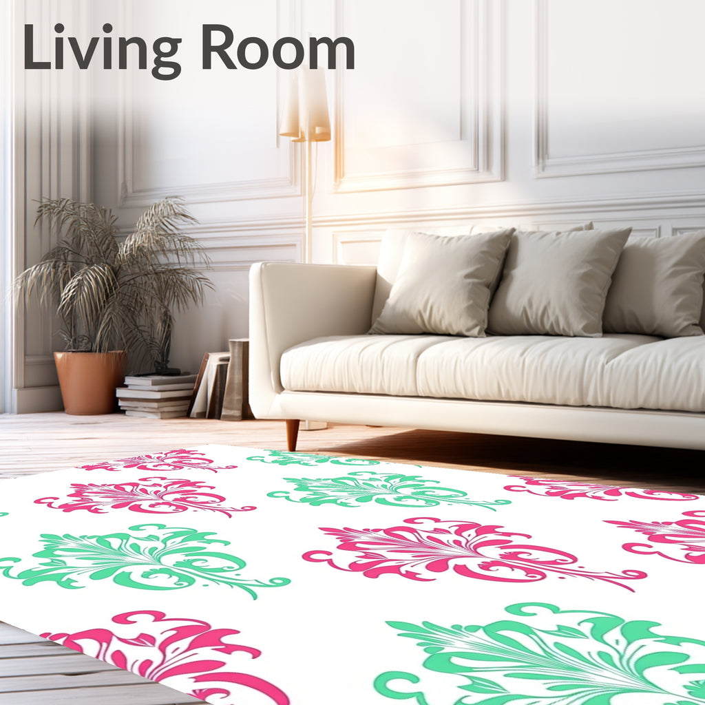 Ornate Floral Paisley Pattern Rug