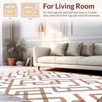 Modern Parallel Lines Pattern Rug