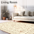 Soft Floral Vine Pattern Rug