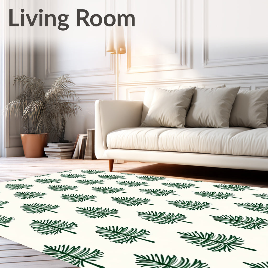 Forest Pine Tree Pattern Design Rug