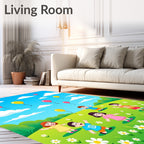 Joyful Kids Balloon Field Pattern Rug