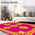Vivid Floral Intricate Design Rug
