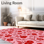 Cherry Blossom Vine Pattern Rug