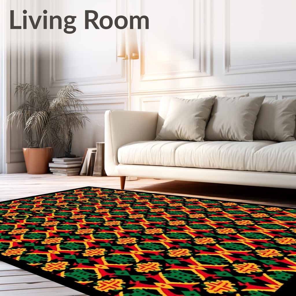 Bold Geometric Pattern Rug