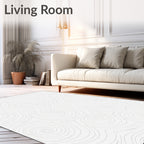 Whirlpool Swirls Pattern Design Rug