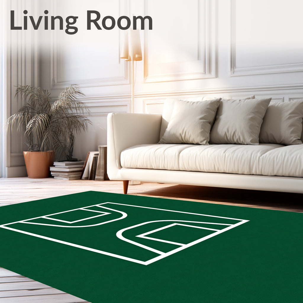 Modern Minimalist Court Rug