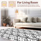 Art Deco Style Geometric Pattern Rug