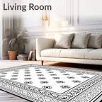 Classic Geometric Diamond Motif Rug