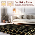Classic Grid Pattern Design Rug