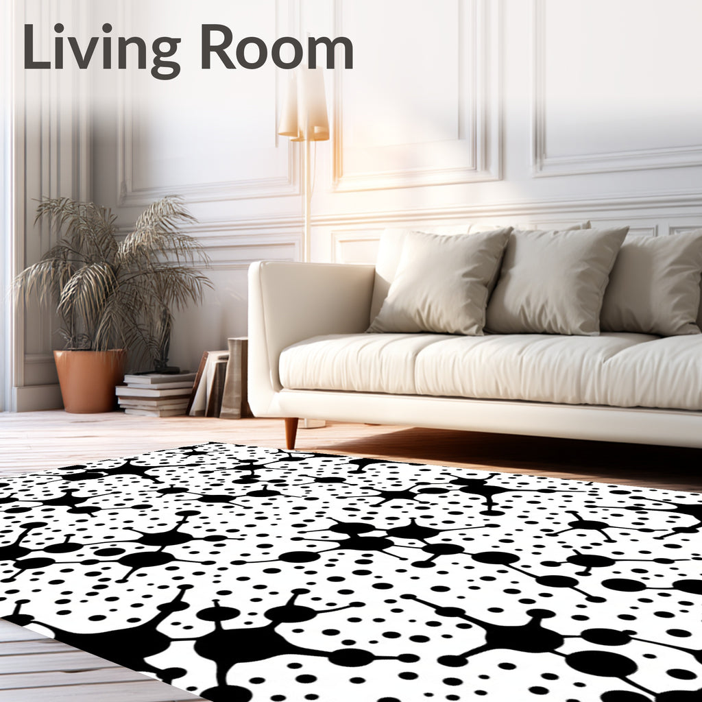 Abstract Molecular Pattern Design Rug